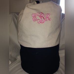 CB Station Monogram Canvas Duffle Laundry Bag